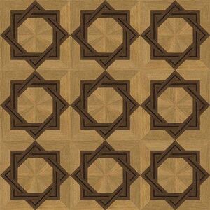 Художественный паркет Da Vinci Щитовой 26-103 Дуб (Гладкая) 500х500 мм.