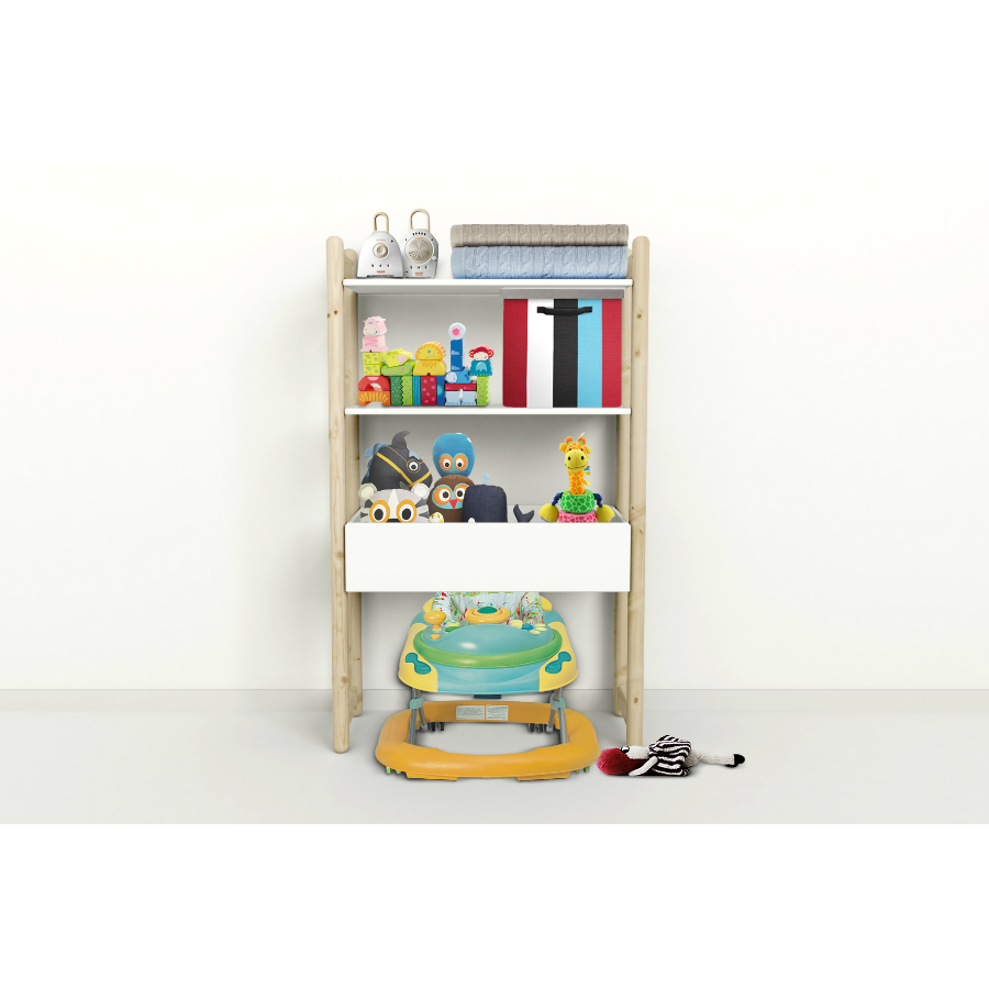 Гарнитур Midi D, 1 полка и 1 ящик-органайзер, лакированный Flexa 812650380 - Вид №2