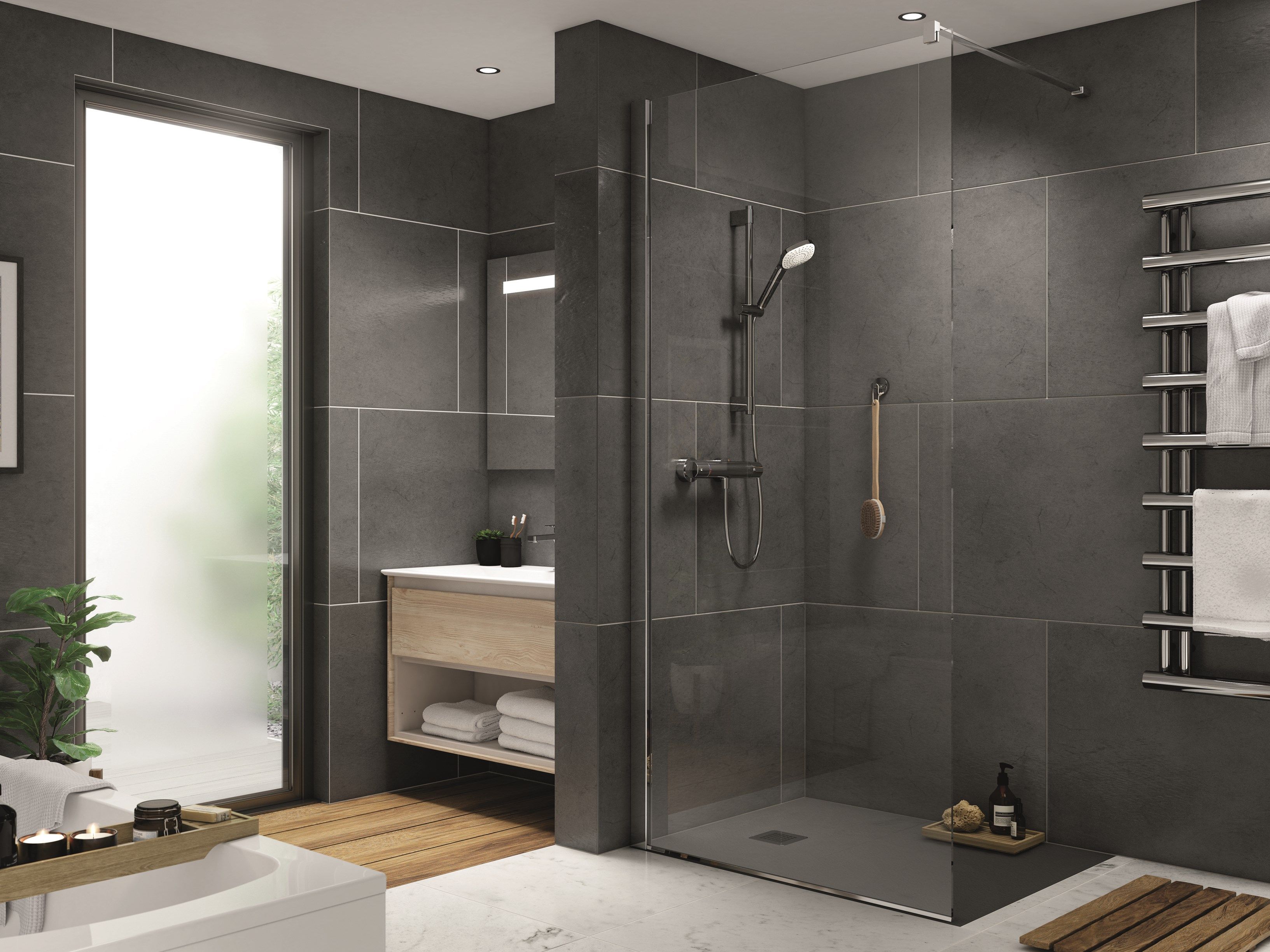 Ручной душ с 3 струями Ideal Standard IDEALRAIN ARCH-00044988 - Вид №4