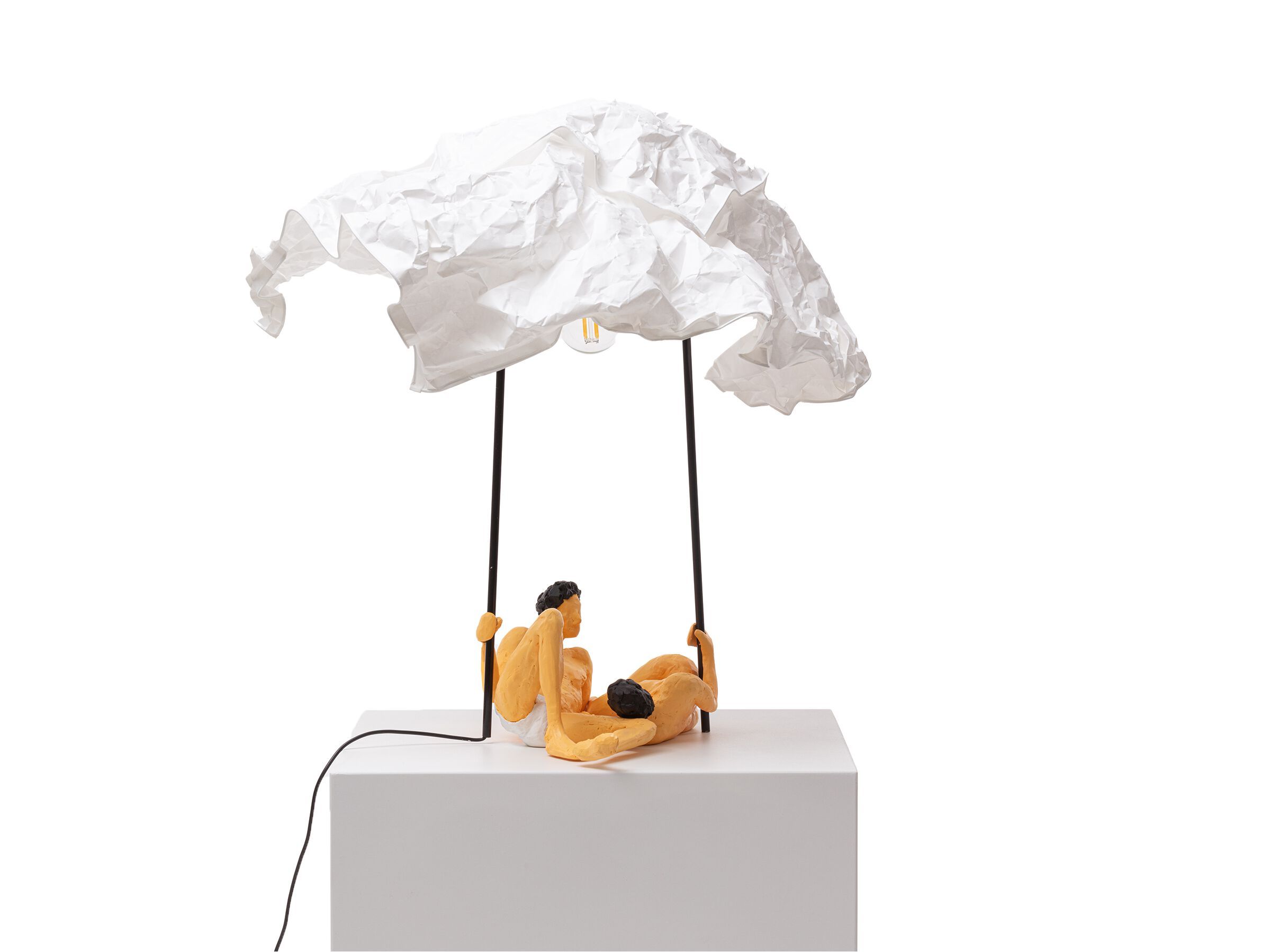 Светодиодная настольная лампа из смолы Seletti LOVE IS A VERB LEA & TONY ARCH-00094633