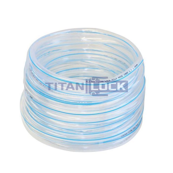 Молочный ПВХ шланг "KLEVER", внутр.д. 25 мм., TL025KL TITAN LOCK  - Вид №1