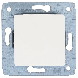 Выключатель встраиваемый Legrand Cariva 1 клавиша, цвет слоновая кость