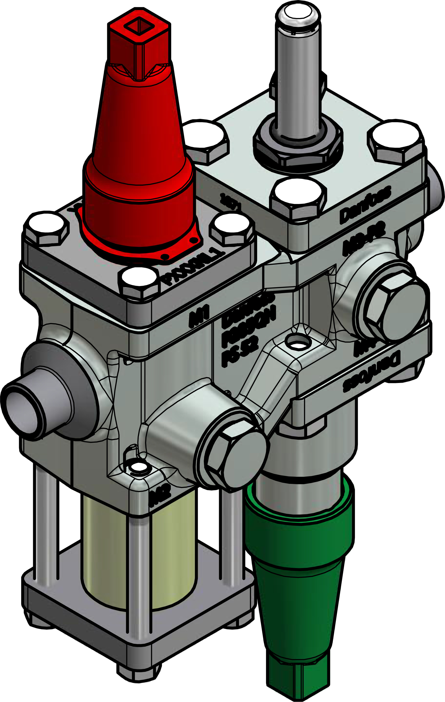 Danfoss ICF 15 — многофункциональные клапанные станции ICF 15-4-8 Клапан-регулятор универсальны 027L4532  - Вид №13
