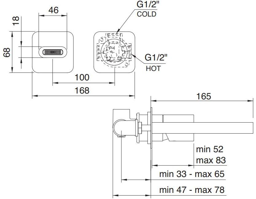 Rubinetterie Treemme Nanotech  5451fs  - Вид №1