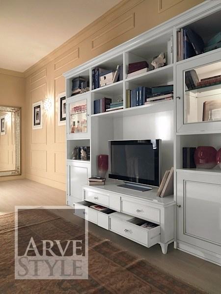 Arvestyle Самонесущая стеновая система из массива дерева с подставкой под телевизор Salieri sun-id-1350390 - Вид №1