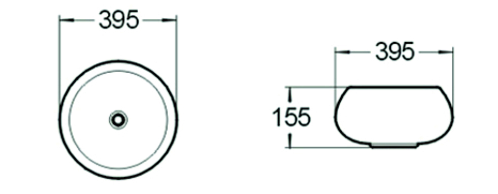 Раковина чаша SL-1063 SANTILINE  - Вид №1