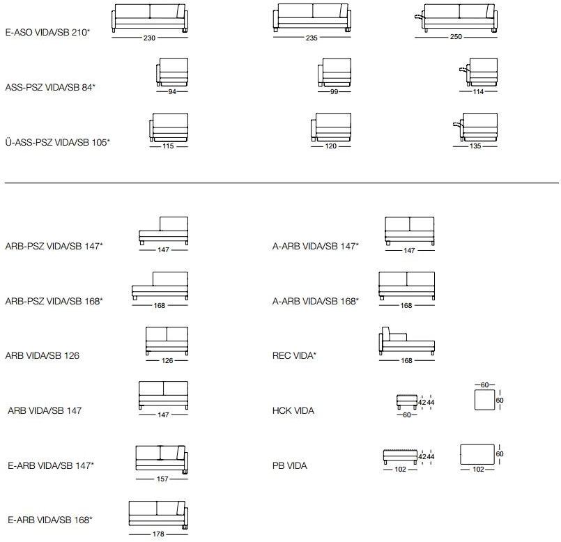 Rolf Benz Кожаный диван Rolf benz 004 vida sun-id-1507113 - Вид №8