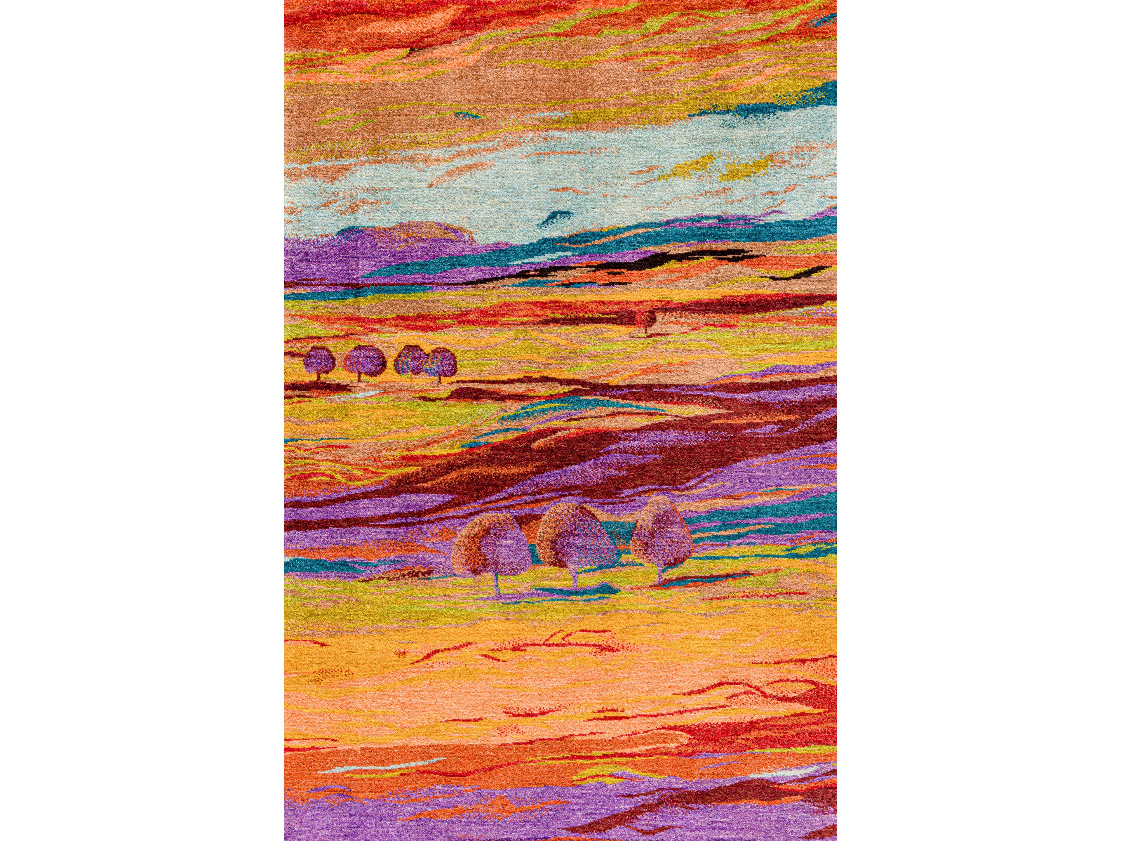 Прямоугольный шерстяной ковер Zollanvari Gabbehs Landscapes ARCH-00134490 - Вид №1