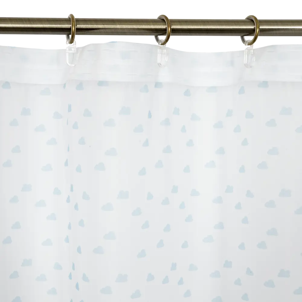 Тюль на ленте «Облака» 140х260 см цвет голубой SEASONS STLM-2180669 - Вид №3