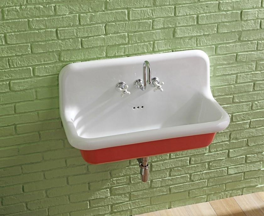 Tcl90b/90c/90dc Подвесная раковина настенная овальная BLEU PROVENCE Truecolors белая - Вид №8