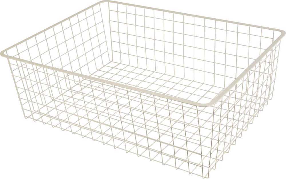 LARVIJ Корзина для стеллажа бежевая 55.5x41x18.5 см 84804131