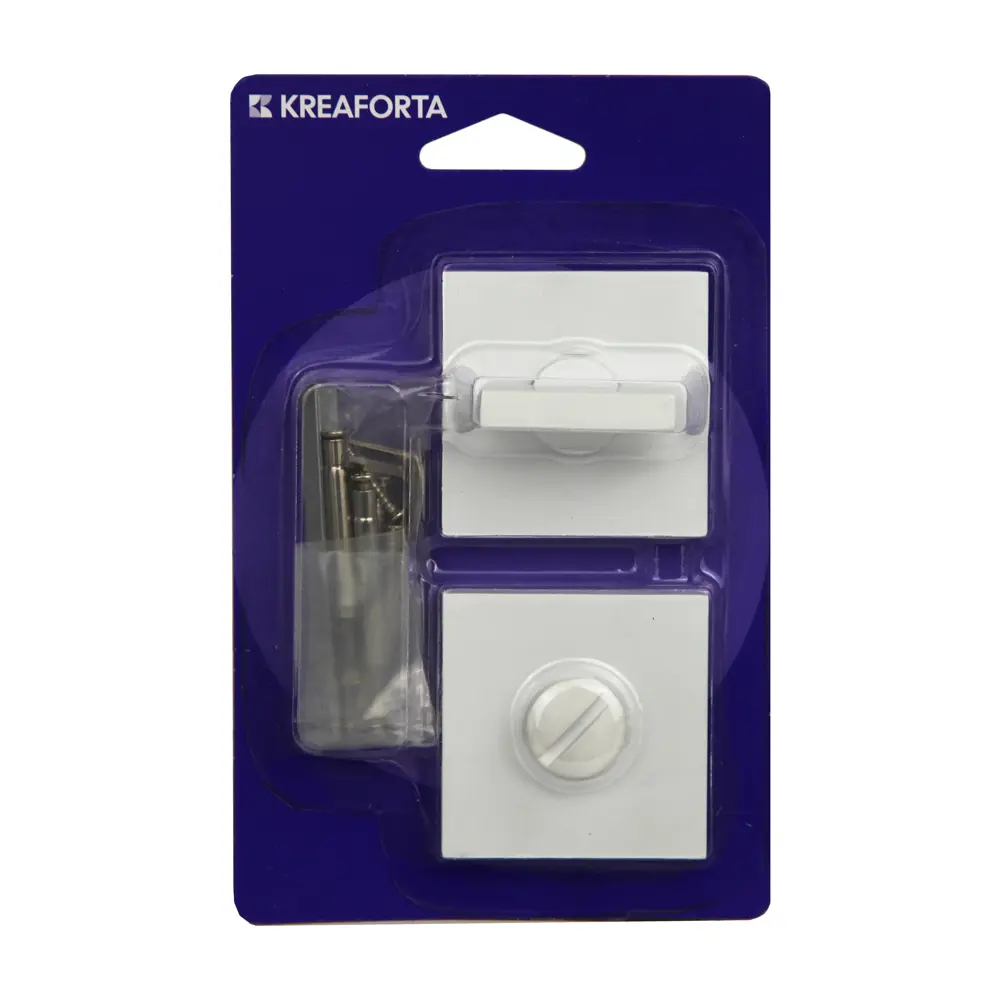 Фиксатор под ручку KREAFORTA ЦАМ цвет белый STLM-2129759 - Вид №4