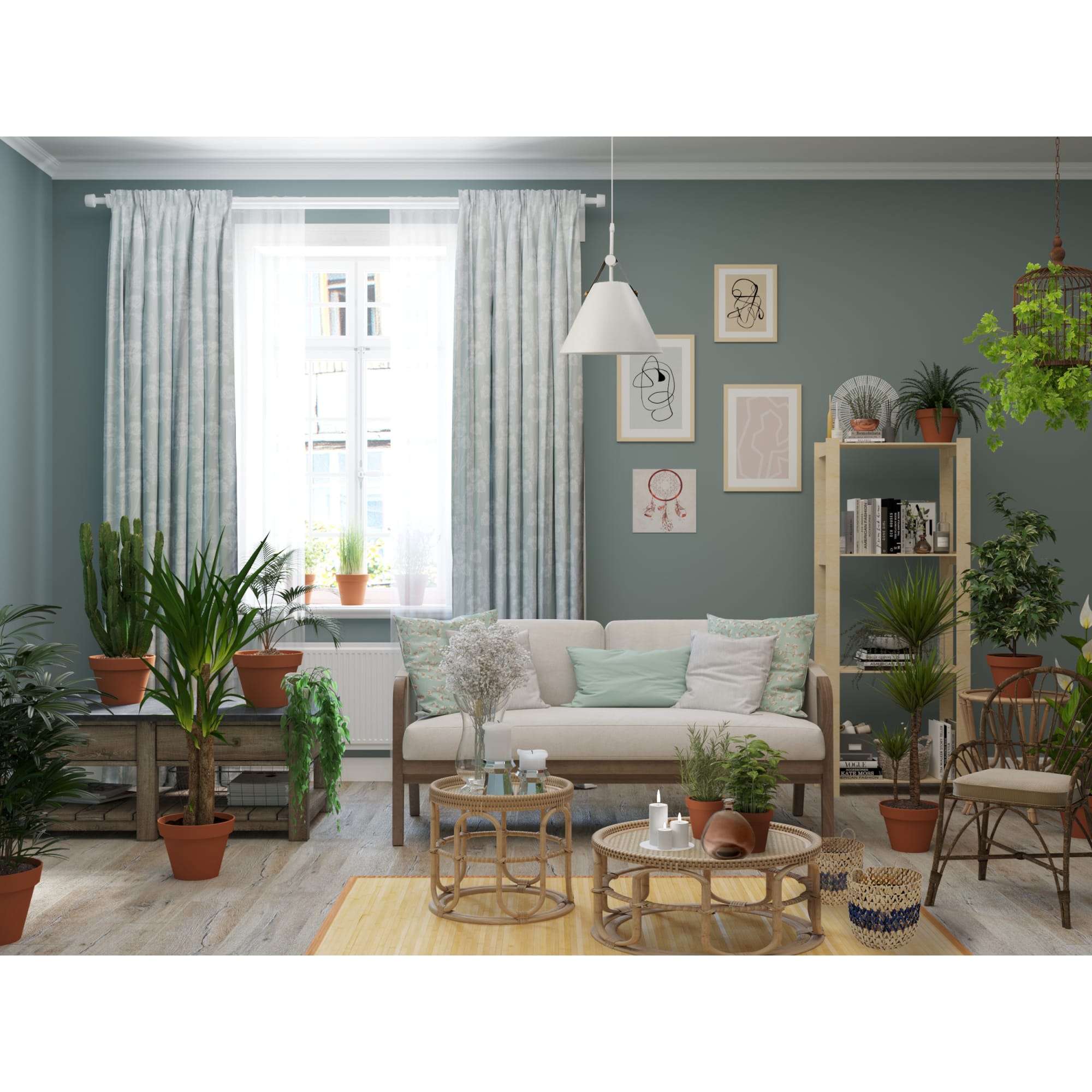 82018445 Свеча-столбик, 6х15 см, цвет белый Santreyd  - Вид №4