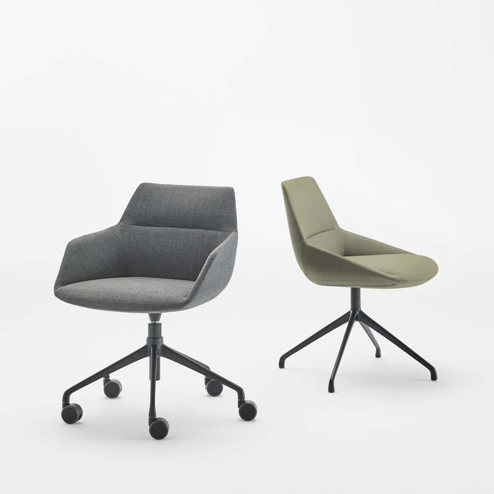 Тканевый регулируемый по высоте рабочий офисный стул с колесами INCLASS Dunas XS ARCH-00043652 - Вид №1