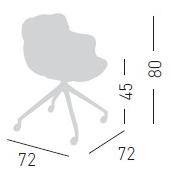 GABER Мягкое кресло на колесиках sun-id-1484395 - Вид №2