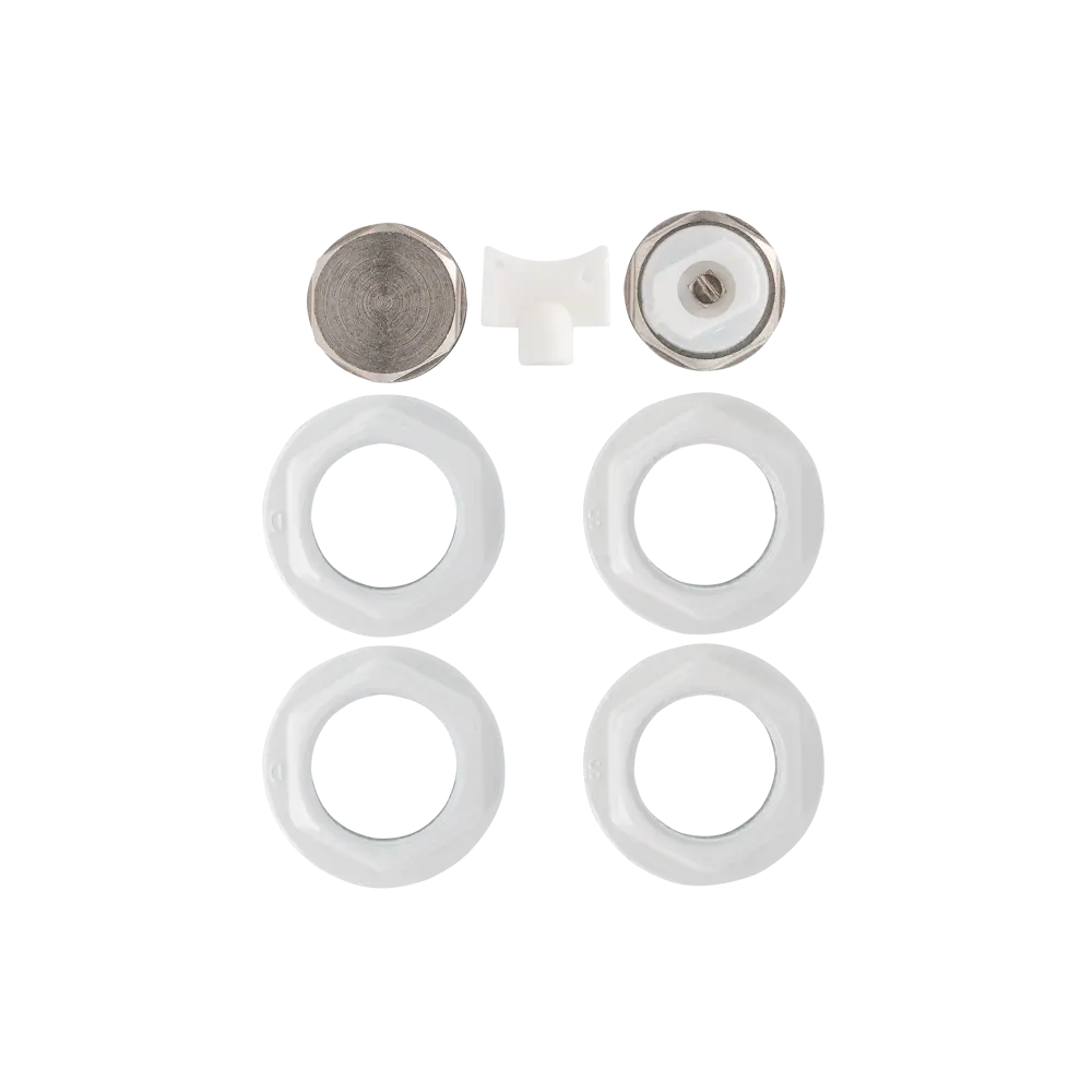 Монтажный комплект для радиатора MONLID 1"x3/4" сталь белый 7 шт STLM-2119978 - Вид №1