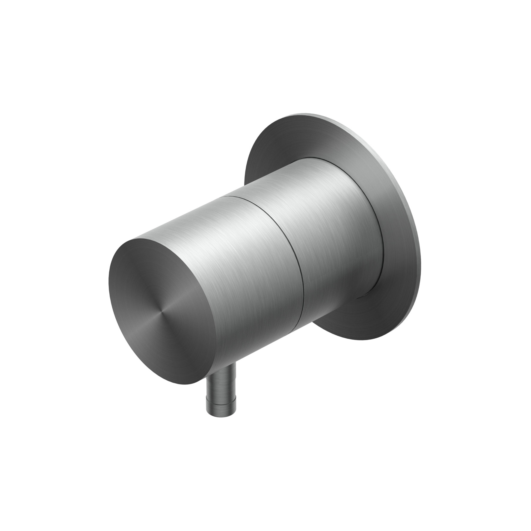 E0BA0222SP Встроенный кран Ritmonio Diametro35 Inox Concrete