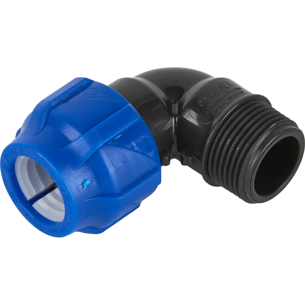 Отвод комбинированный 90° ПНД Valfex 3/4"x20 мм НР STLM-2061630