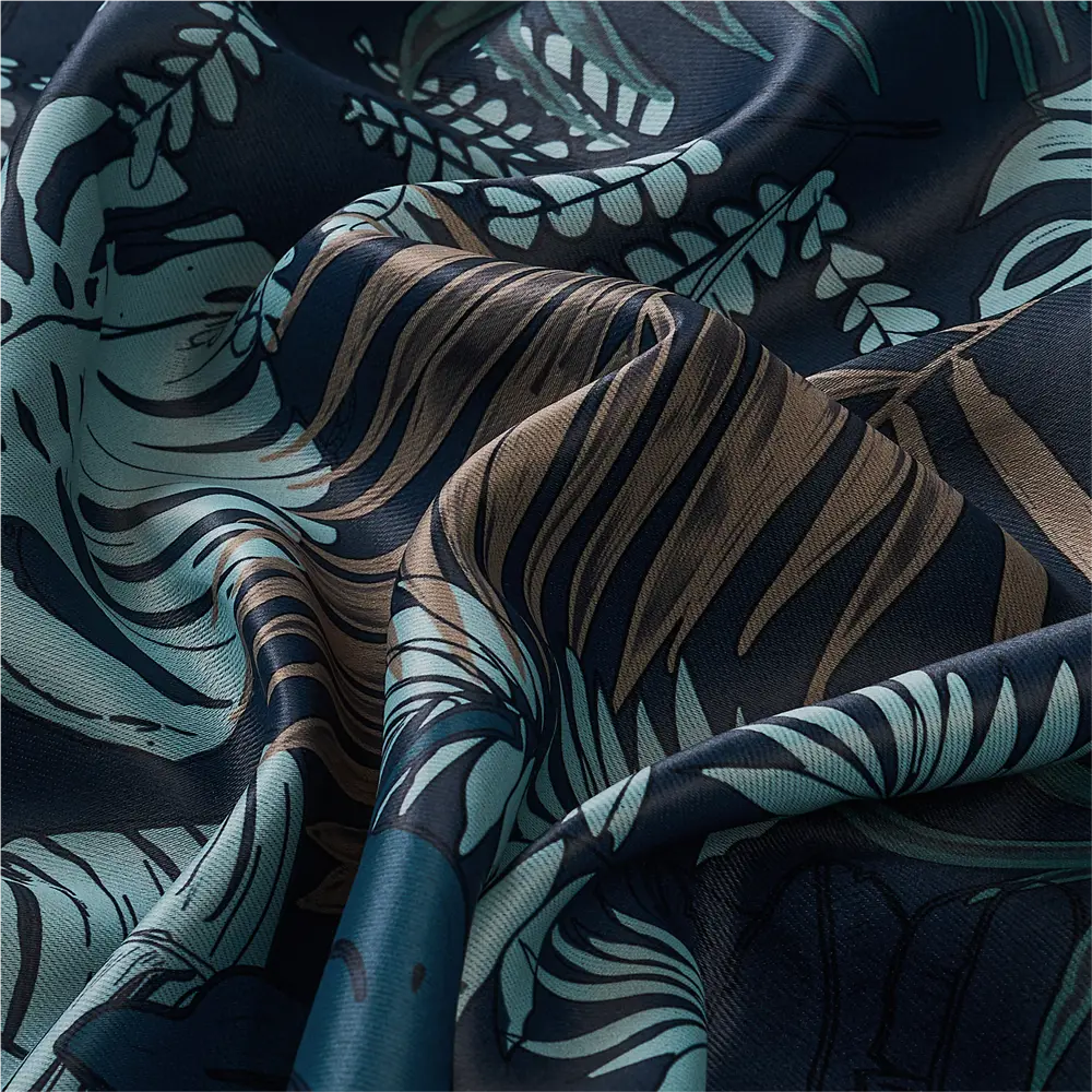 Штора на ленте со скрытыми петлями димаут KREAFORTA Aleida 140x280 см синий STLM-2189270 - Вид №2