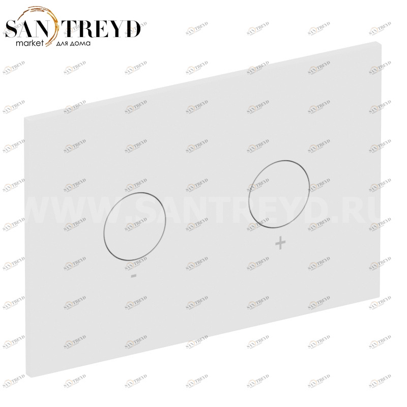 752830 Кнопка двойного слива BLINK, цвет Белый бархат Kerasan ACCESSORIES Италия