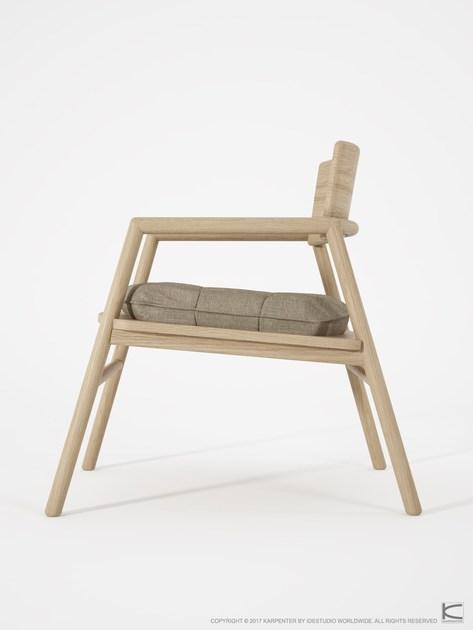 KARPENTER Кресло из дерева с подлокотниками Circa17 Cc04-o - Вид №2