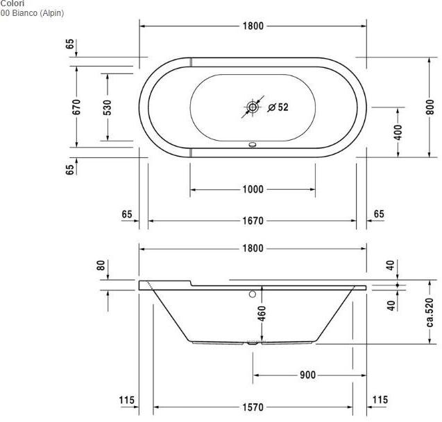 Duravit Встроенная овальная ванна Starck sun-id-1380861 - Вид №1