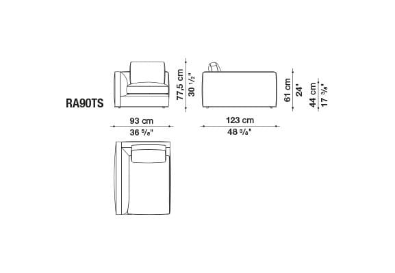 Ткань диван B&B Italia Ричард ARCH-00082196 - Вид №43