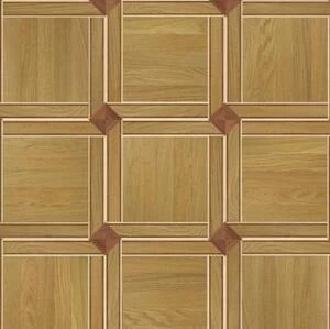 Художественный паркет Da Vinci Щитовой 26-341 Дуб (Гладкая) 500х500 мм.