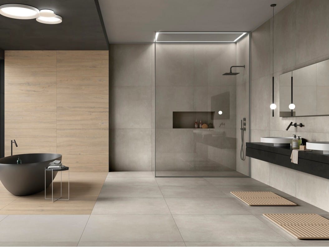 Пол / облицовка керамогранита для внутреннего и наружного применения с эффектом цемента ARIOSTEA NEXT ARCH-00147900 - Вид №1