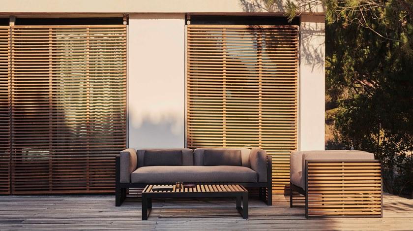 GANDIABLASCO Садовое кресло из тика с подлокотниками Dna teak sun-id-1410391 - Вид №2