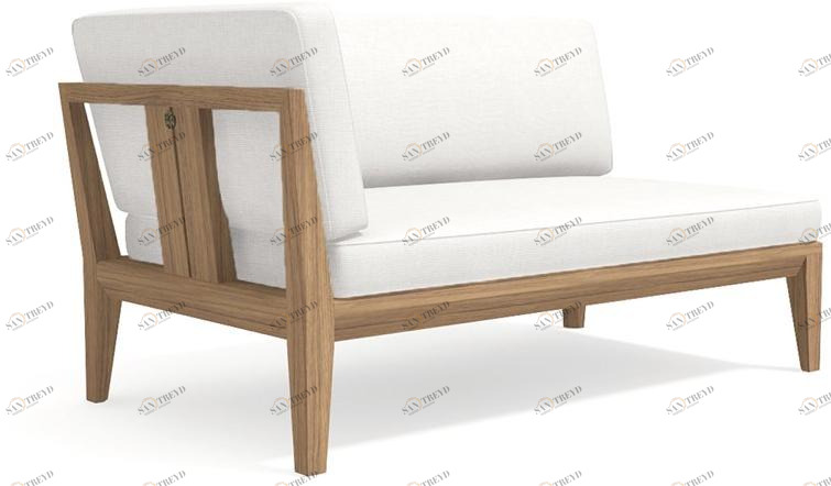 RODA Садовая кушетка с обивкой из батилина® Teka sun-id-1371323