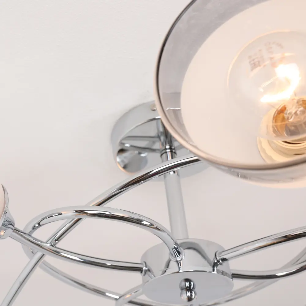 Люстра потолочная «Costa» 24000-6 6 ламп 18 м² цвет серебристый SCHAFFNER STLM-2075328 - Вид №10