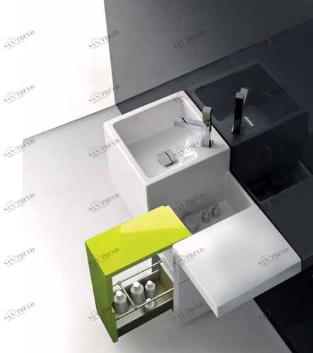 40185 Подвесная раковина настенная овальная Althea Ceramica  белая 