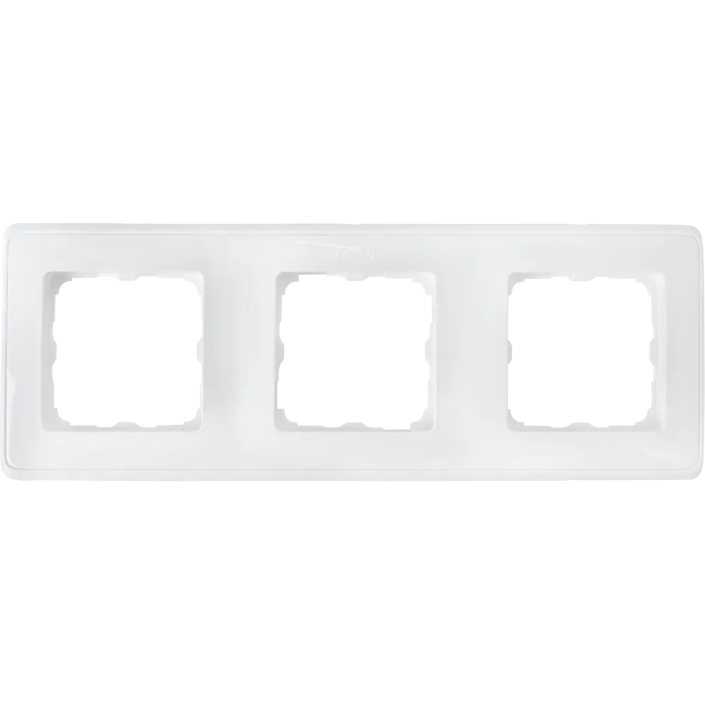 Рамка для розеток и выключателей Legrand Cariva 3 поста, цвет белый STLM-2167895