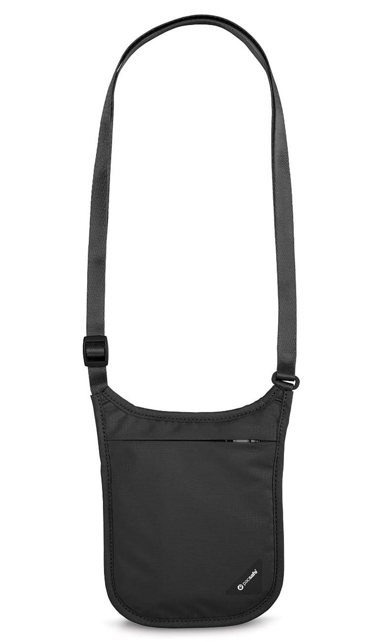 10139100 Кошелек на шею 10139 V75 RFID Blocking Neck Pouch PacSafe Coversafe 