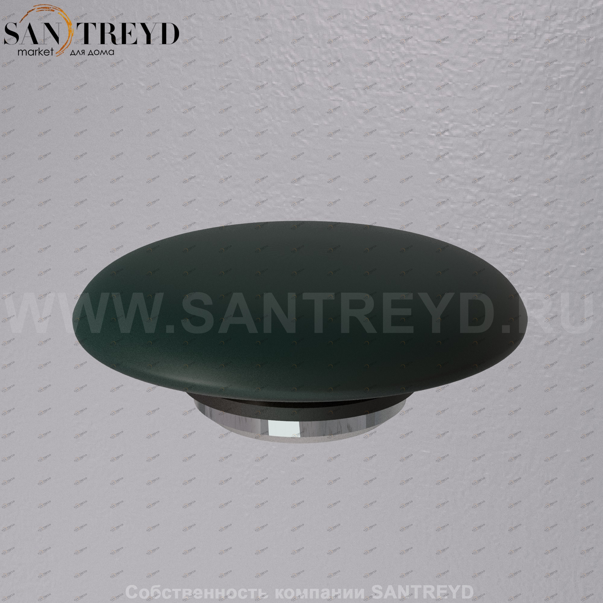 A037VX.143 Донный клапан с керамической накладкой проточный A. e. T. Italia RICAMBI Зеленый матовый AeT ITALIA