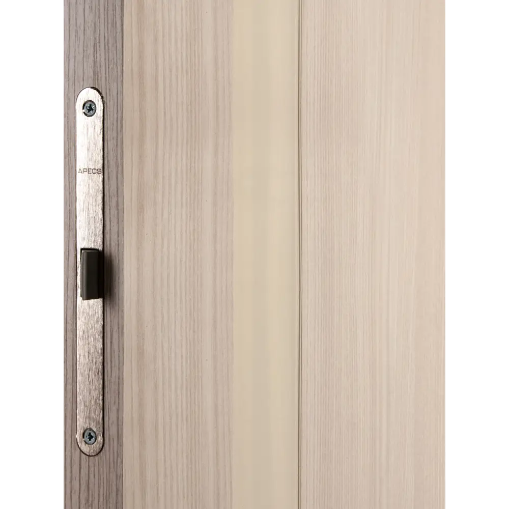 Дверь межкомнатная со стеклом Мирра 90x200 см Hardflex цвет ясень бора с замком и петлями 82672899 STLM-2017699 МАРИО РИОЛИ  - Вид №3