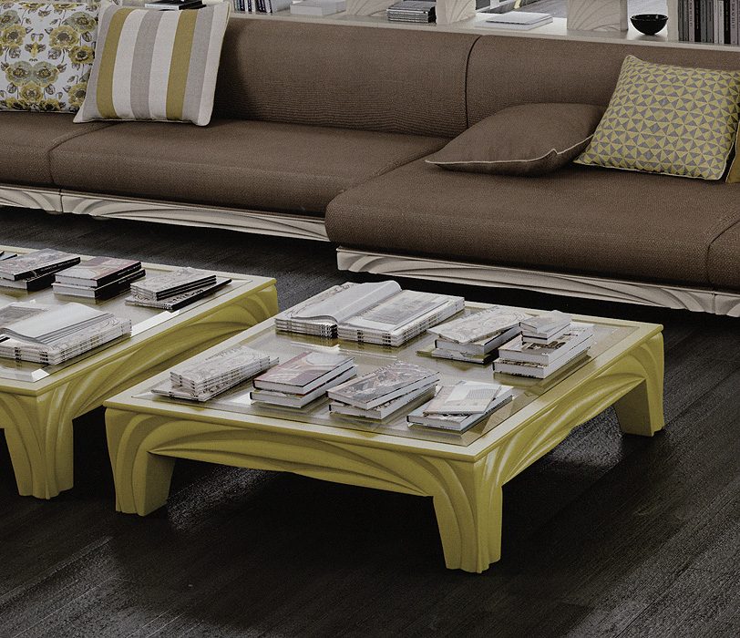 Стол журнальный PASCAL BM STYLE RM150 vetro 