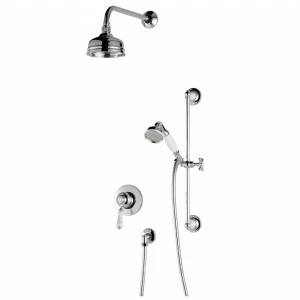 Traditional bathrooms Смеситель для душа с поперечной ручкой ЛОНДОН Tbmskit1.con.nk