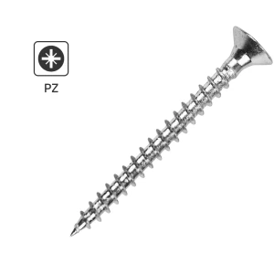 Универсальные саморезы Standers оцинкованные 5x50 мм 89212968