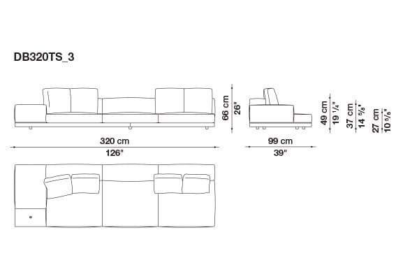 Кожаный диван B&B Italia док ARCH-00106863 - Вид №101