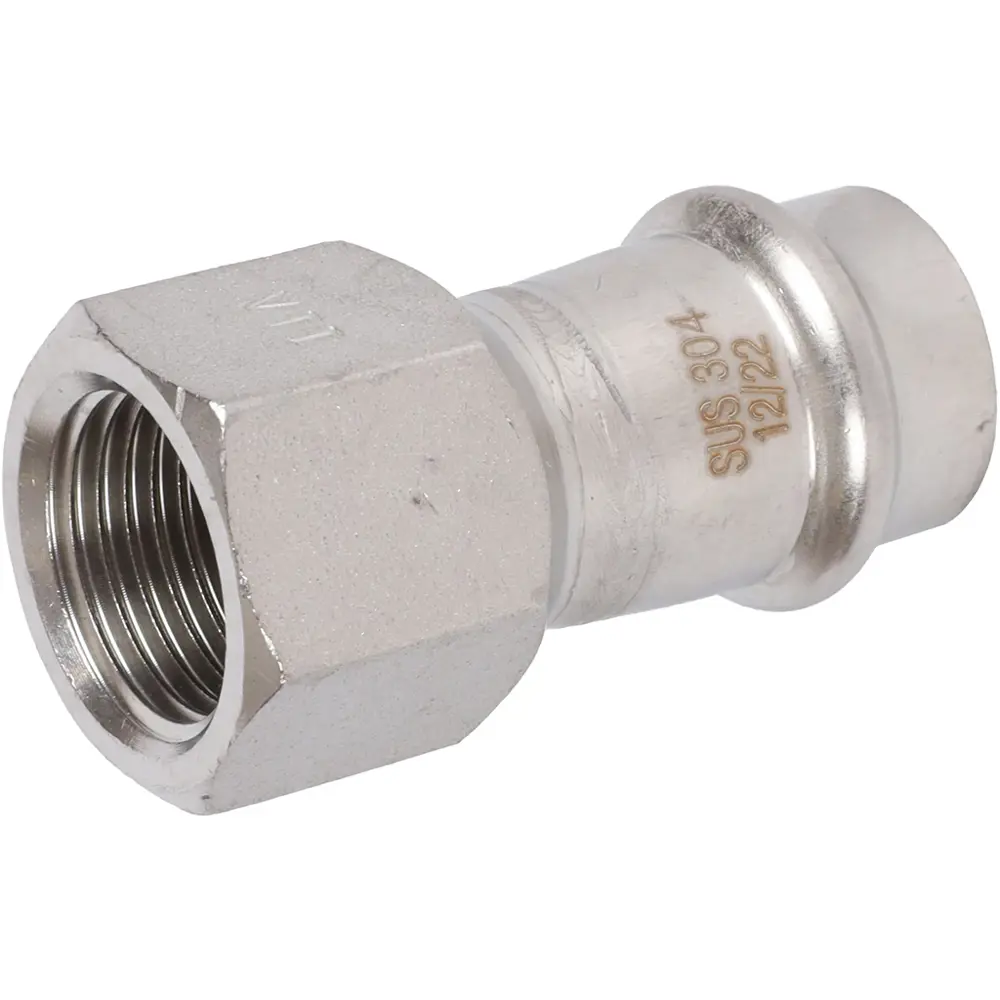 Муфта переходная Rommer 1/2"x18 мм ВПр-ВР нержавеющая сталь STLM-2150622