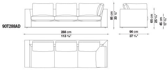 Maxalto Диван из ткани Otium sun-id-1372446 - Вид №18