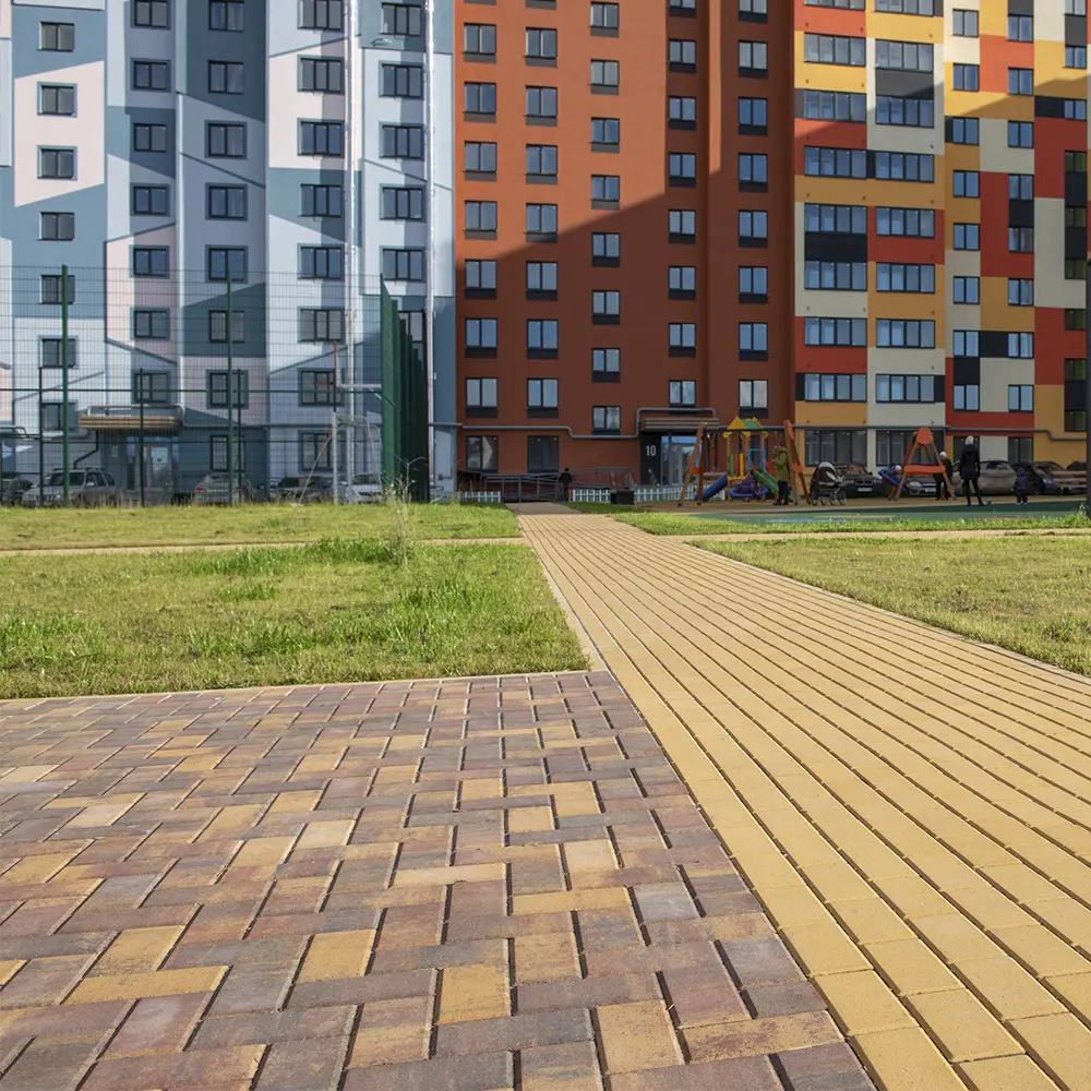 BRAER Плитка тротуарная Мальва 200x100 мм - яркий акцент для садовых дорожек 82770033 STLM-0035753 - Вид №6