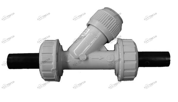 SANIT 776320206 Обратный клапан, PP, фитинг с PE100-LS-х частей 
