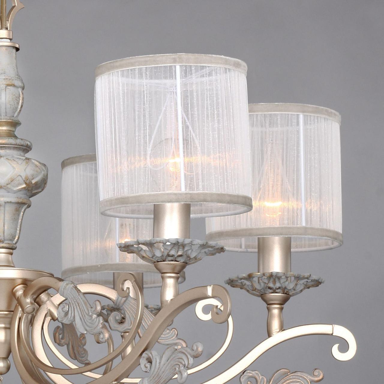 Подвесная люстра Favourite Seraphima 2307-6P FAVOURITE ДИЗАЙНЕРСКИЕ, SERAPHIMA 220432 Белый  - Вид №3