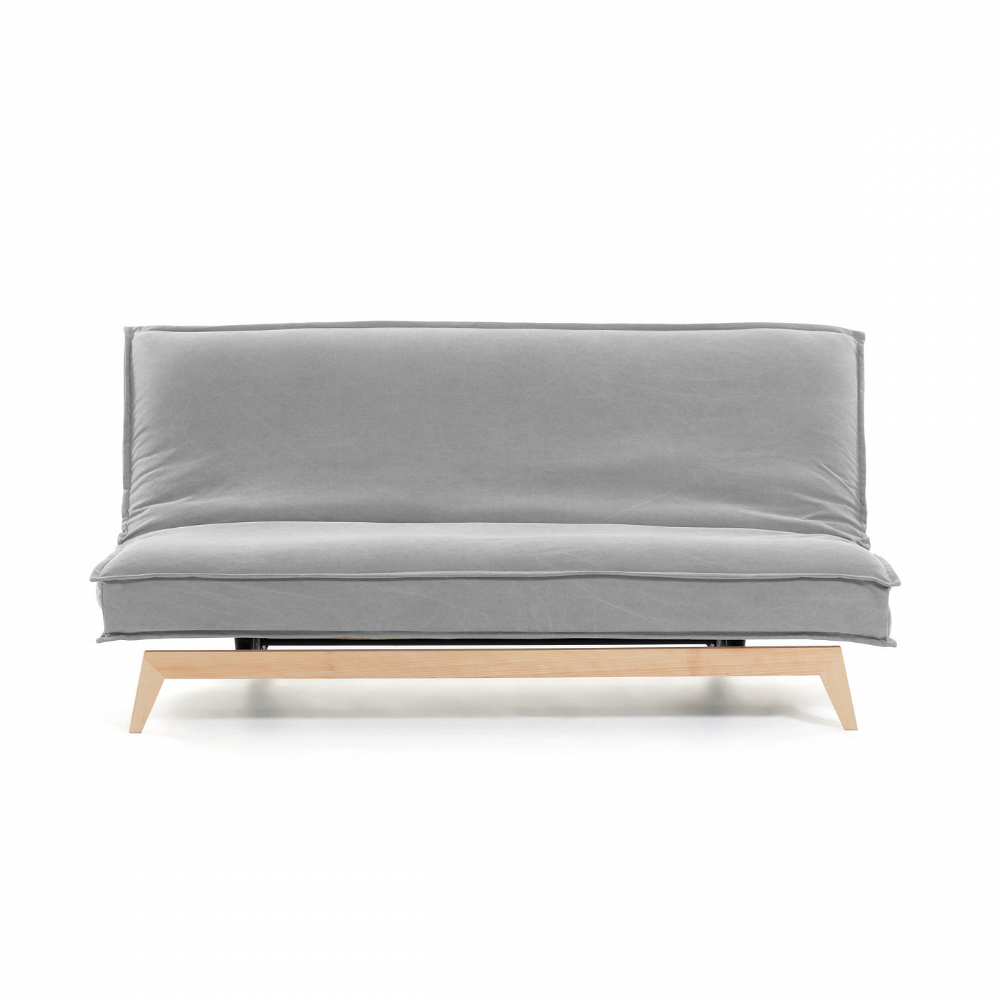 071104 Диван-кровать серый основание дерево La Forma Eveline - Вид №9