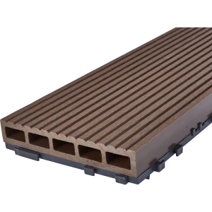 Террасная доска ДПК Naterial цвет шоколадный 1200x150x34 мм 0.18 м²