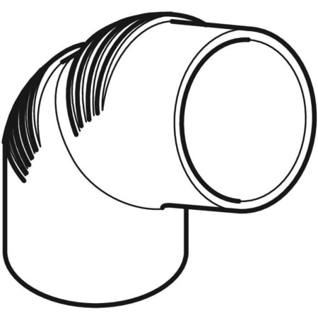 305.600.14.1 Отвод удлиненный Geberit Silent-db20 Geberit  - Вид №1