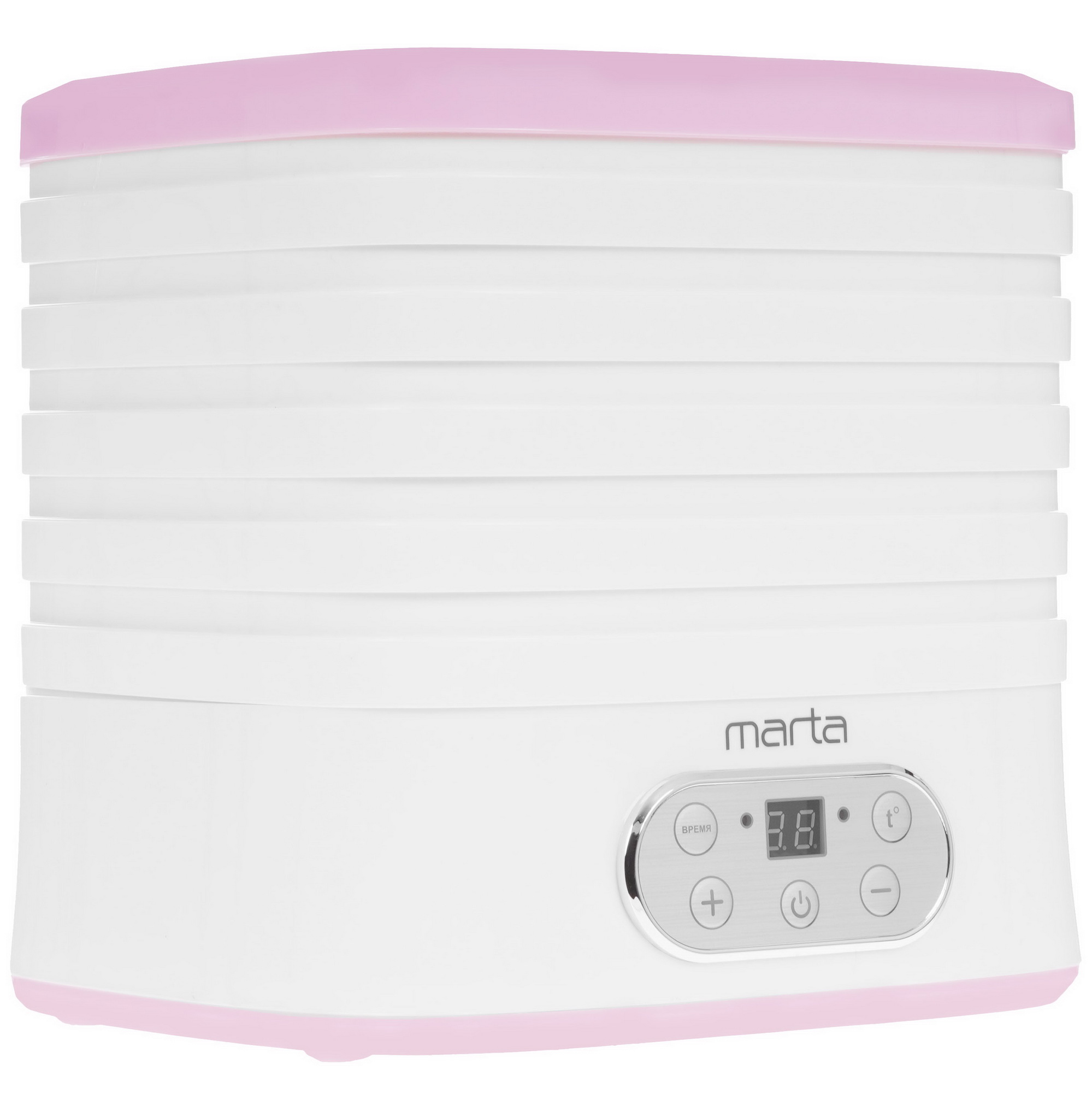 9058646 Сушилка для овощей и фруктов MARTA MT-1944 розовый STDN-0093892